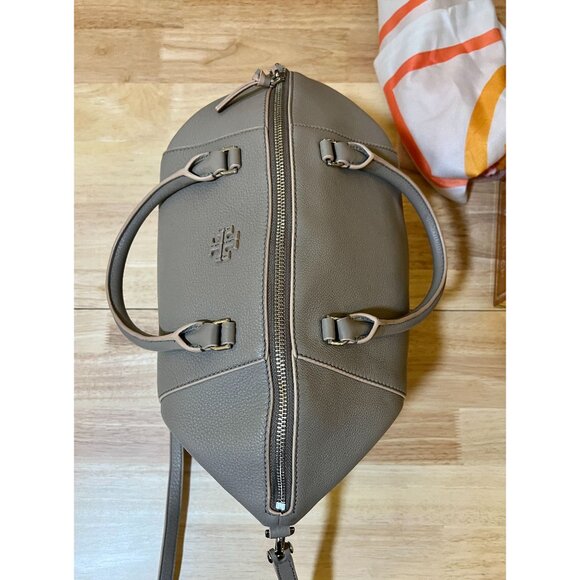 TORY BURCH GREY BERKLEY DOME SHOULDER BAG - Picture 10 of 14